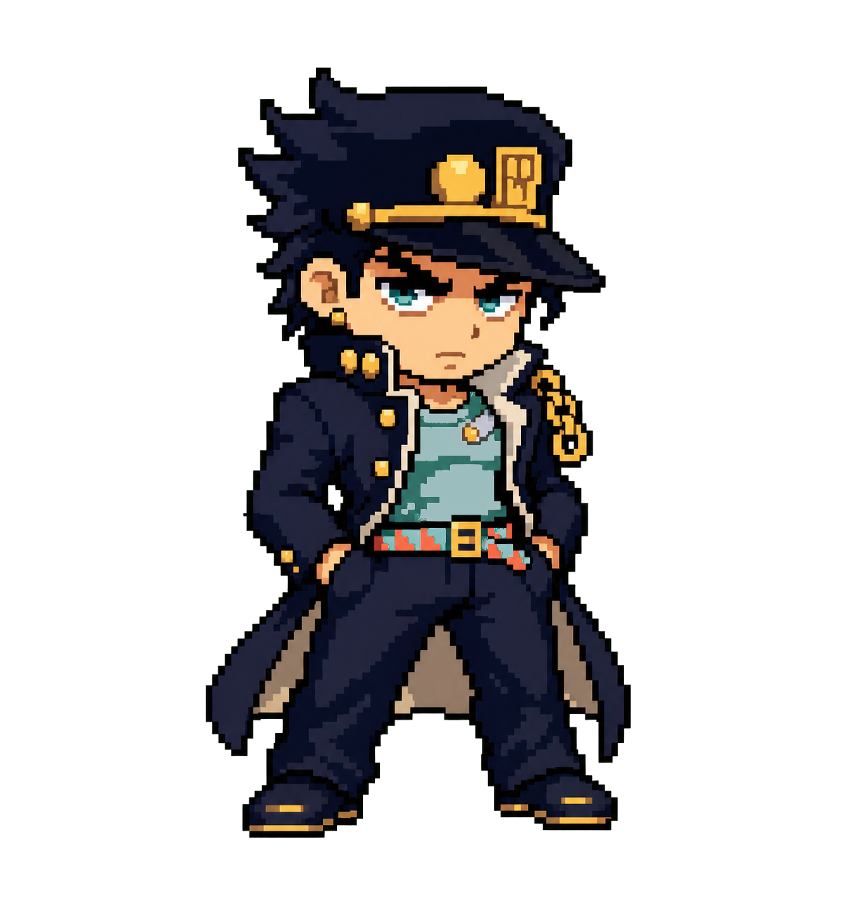 Jotaro Kujo pixel pet