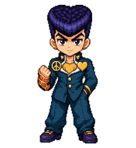 Josuke Higashikata pixel pet