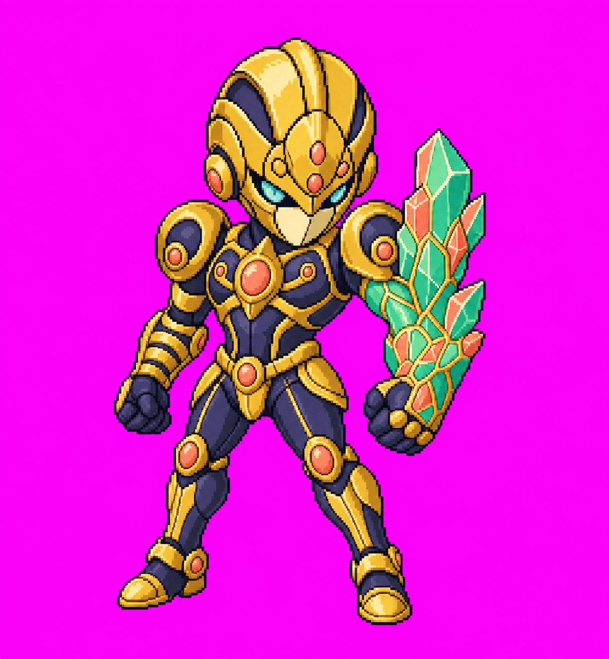Gold Experience pixel pet